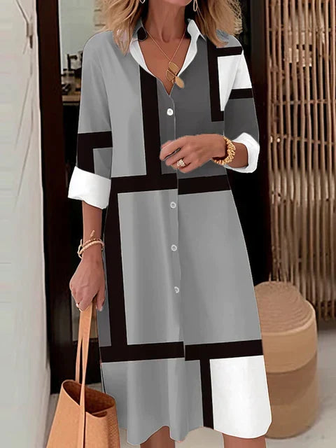 Chic Button-Down Elegant Robe