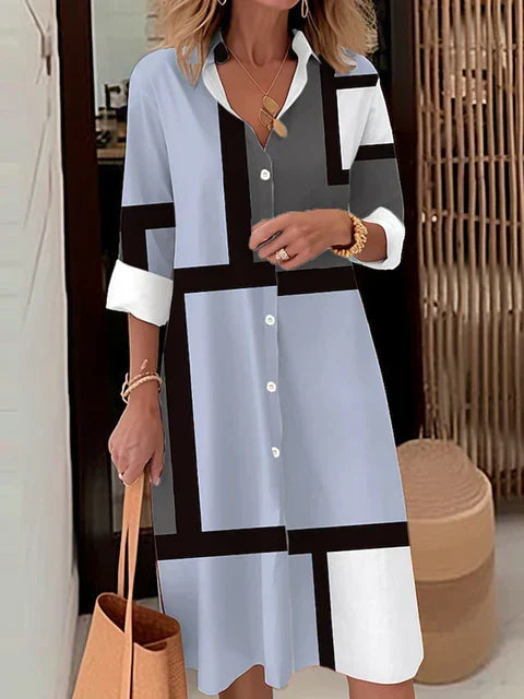 Chic Button-Down Elegant Robe