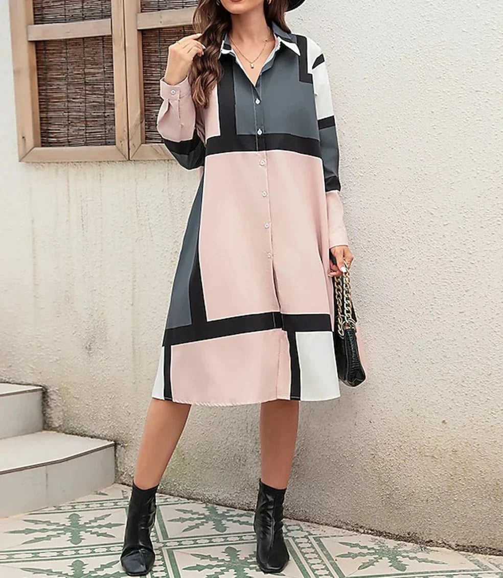 Chic Button-Down Elegant Robe