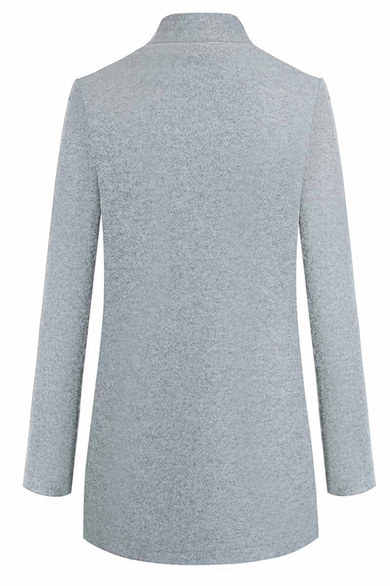 Chic Coat with High Collar