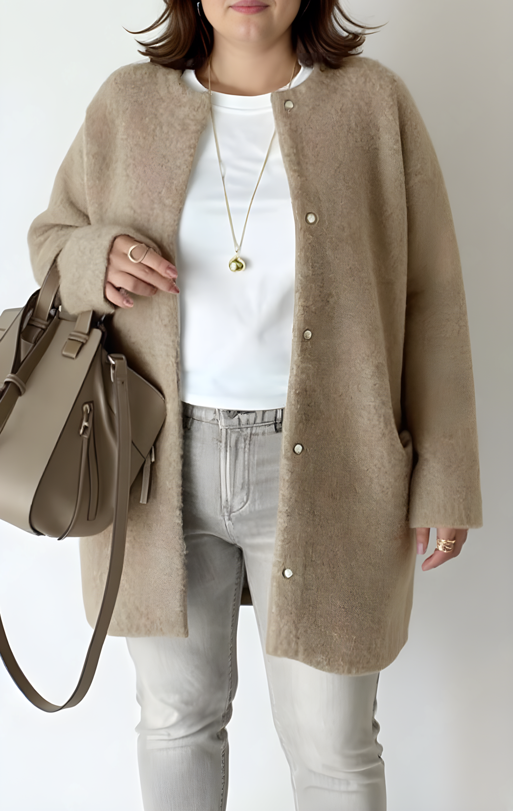 Chic Knit Cardigan with Relaxed Fit for Women | Plus Sizes Available