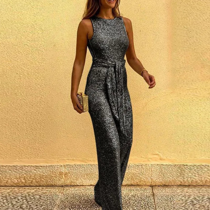 Elegant Sequin Jumpsuit