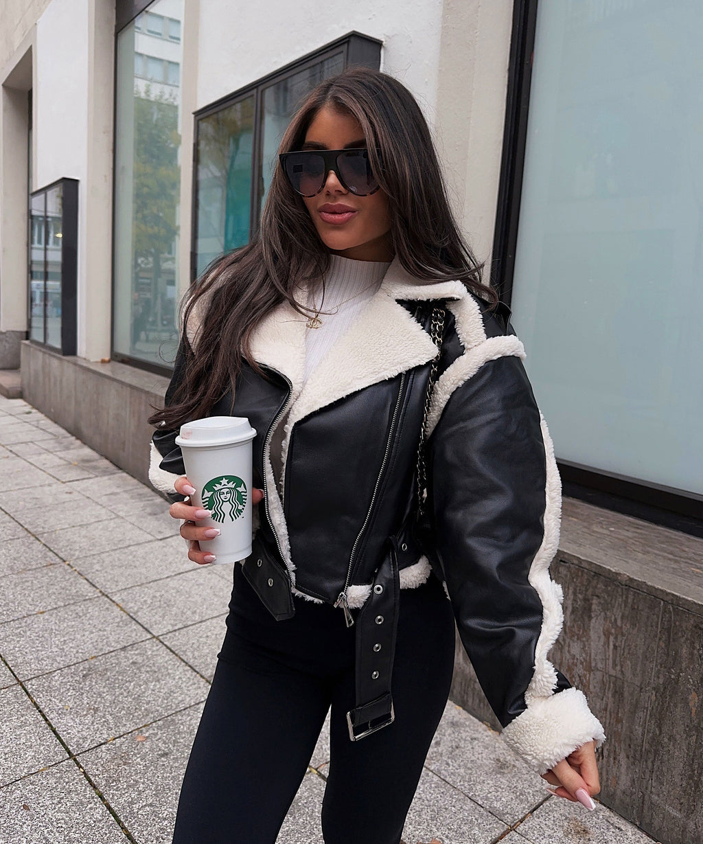 Daria Black Teddy Jacket